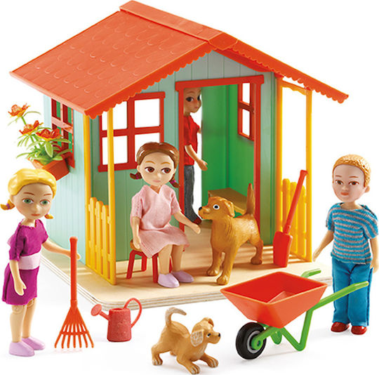 Djeco Garden House Furniture for Dollhouse