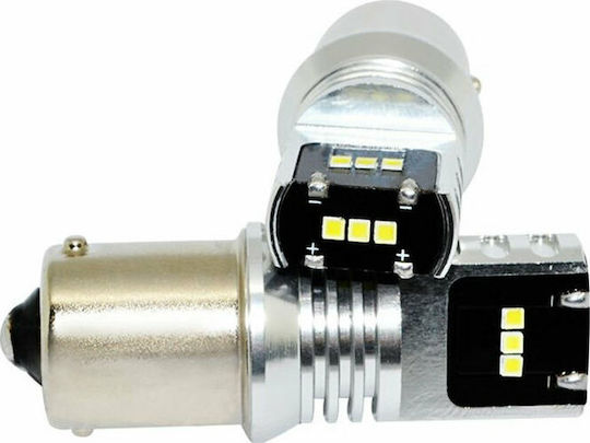 Bizzar Λάμπες Αυτοκινήτου P21W-BA15S-1156 LED Ψυχρό Λευκό 10-30V 45W 2τμχ