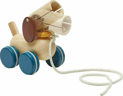 Plan Toys Κουταβάκι που Κινείται από Ξύλο με Ήχους για 10+ Μηνών