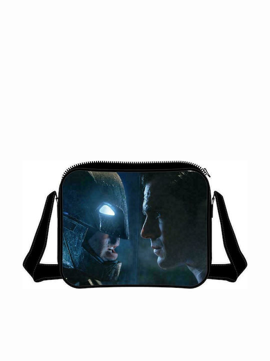Abysse Vs Superman Face to Face Kinder Rucksack Umhängetasche Schwarz 35cmcm Abysse Vs Superman Face to Face Kinder Rucksack Umhängetasche Schwarz 35cmcm