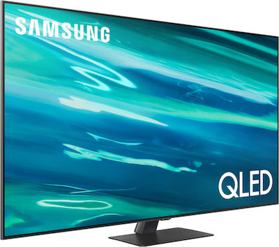 Samsung Smart Τηλεόραση 55" 4K UHD QLED QE55Q80A HDR (2021) QE55Q80AATXXH