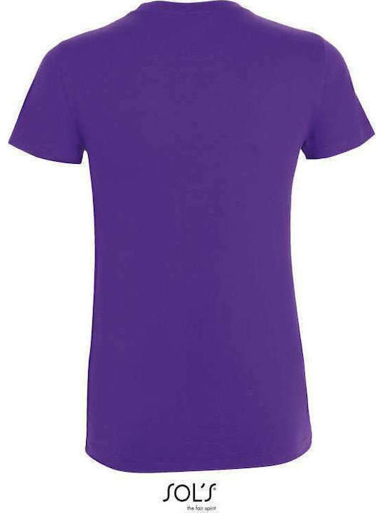 Sol's Regent Γυναικείο Διαφημιστικό T-shirt Κοντομάνικο σε Χρώμα