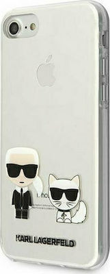 Karl Lagerfeld Karl & Choupette Back Cover Πλαστικό Διάφανο (iPhone SE 2020/8/7)