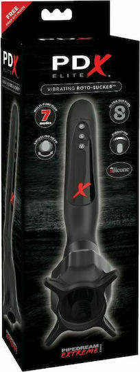 Pipedream PDX ELITE Vibrating Roto-Sucker Masturbator Black