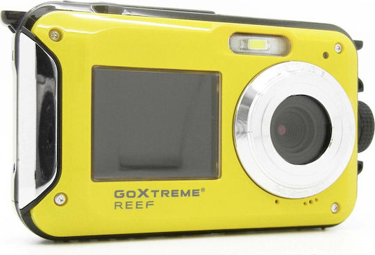 GoXtreme Reef Compact Φωτογραφική Μηχανή 8MP με Οθόνη 2.7" και Ανάλυση Video Full HD (1080p) Κίτρινη