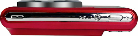 AgfaPhoto DC5200 Kompaktkamera 21MP Optischer Zoom 8x Rot