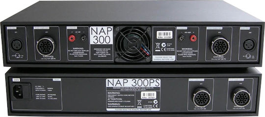 Naim Audio Nap 300 DR + 300PS Power Amplifier Hi-Fi Amplifier Stereo 90W/8Ω Black