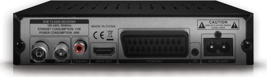 Sonora DVB T2-265 230-0047 Mpeg-4 Digital Receiver Full HD (1080p) with PVR (Record to USB) Function Connections SCART / HDMI / USB