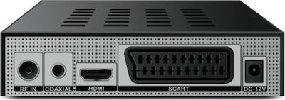 Opticum T90 Plus Ψηφιακός Δέκτης Mpeg-4 Full HD (1080p) με Λειτουργία PVR (Εγγραφή σε USB) Σύνδεσεις SCART / HDMI / USB
