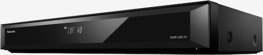 Panasonic Blu-Ray Player DMR-UBC70 DMR-UBC70EGK Built-in WiFi with Blu-Ray/DVD Recording and USB Media Player Capability Black
