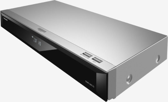 Panasonic Blu-Ray Player DMR-UBC70 DMR-UBC70EGS Built-in WiFi with Blu-Ray/DVD Recording and USB Media Player Capability Silver