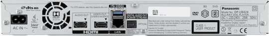 Panasonic Blu-Ray Player DP-UB424 DP-UB424EGS Built-in WiFi with USB Media Player Capability Silver