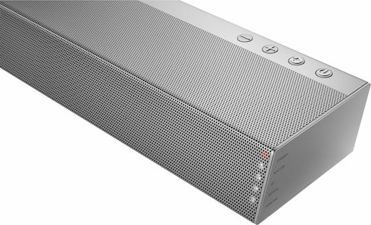 Philips TAB6405 Soundbar 2.1 Bluetooth und HDMI 140W mit kabellosem Subwoofer und Fernbedienung Silber