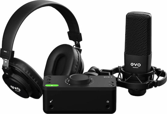 Evo Start Recording Bundle Εξωτερική Επαγγελματική Κάρτα Ήχου με Σύνδεση USB