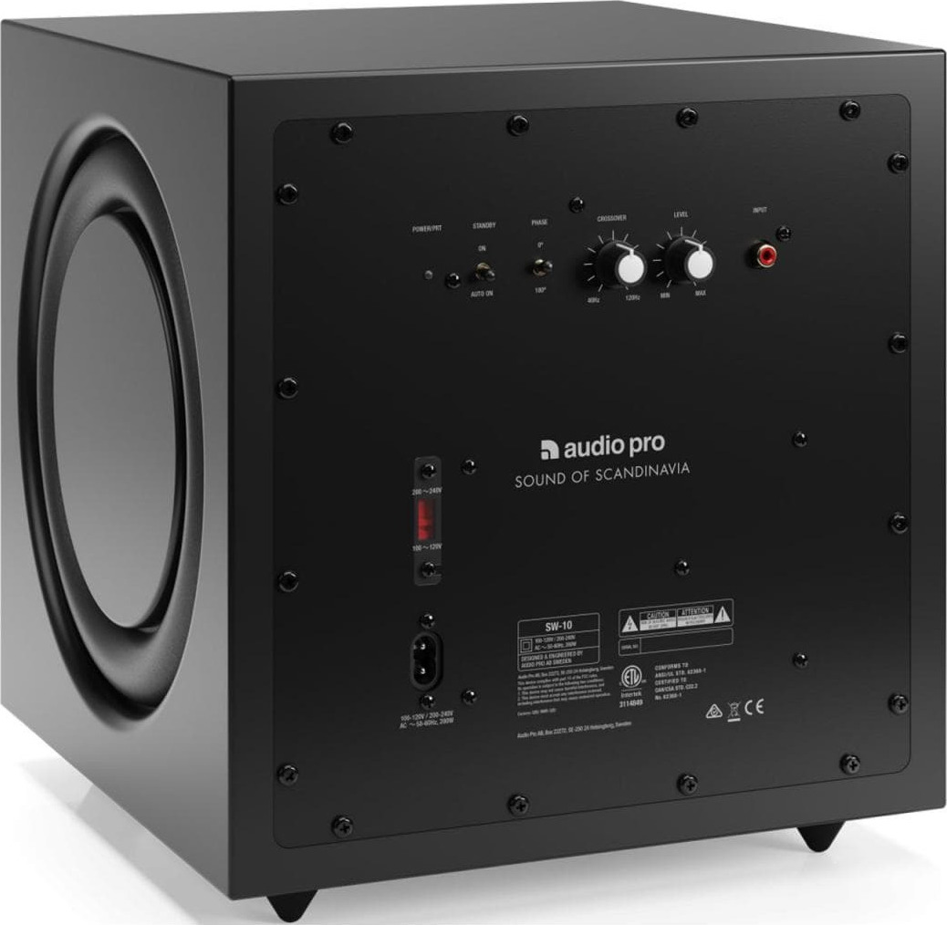 Audio Pro SW-10 Black - Skroutz.gr