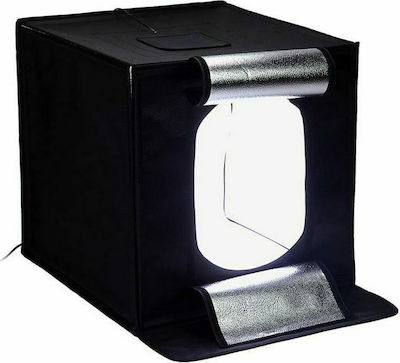 E-Reise Photo Box Photo Studio Box with LED Φωτιζόμενο με Πολλαπλά Backround 40x40x40cm