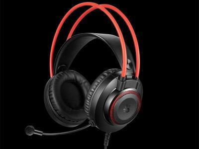A4Tech G200S Over Ear Gaming Headset with Connection USB Black/Red