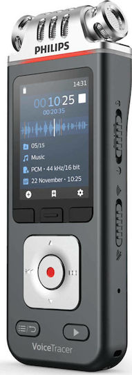 Philips Voice Recorder DVT8110 DVT8110/00 με Eσωτερική Μνήμη 8GB