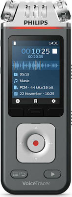 Philips Συσκευή Υπαγόρευσης DVT8110 με Eσωτερική Μνήμη 8GB