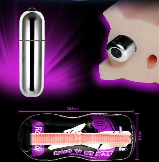 Lovetoy Sex In A Can Vagina Stamina Tunnel Vibrating Masturbator 1buc