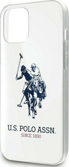 U.S. Polo Assn. Shiny Big Logo Back Cover Σιλικόνης Λευκό (iPhone 12 Pro Max)
