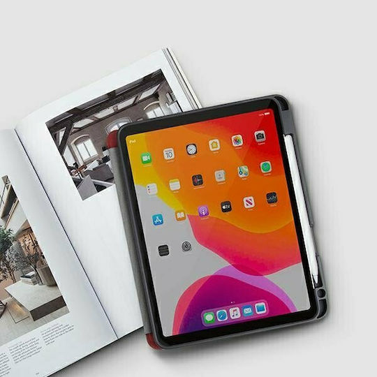 Uniq Transforma Rigor Flip Cover Κόκκινη (iPad Air 2020/2022)