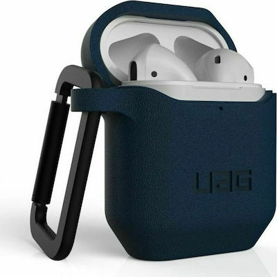 UAG Standard Issue Case Silicone with Hook in Navy Blue color for Apple AirPods 1 / AirPods 2