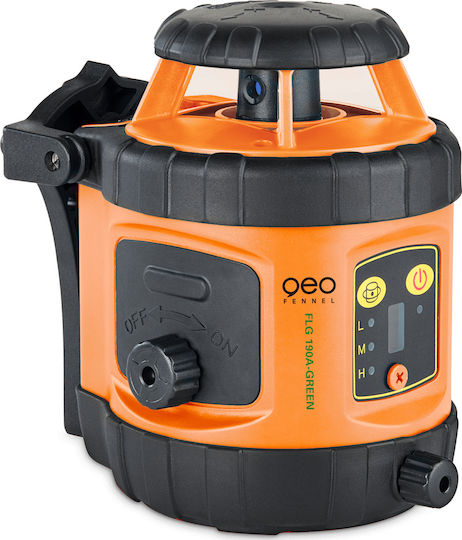 Geo Fennel Gmbh FLG 190A-Green с Декодер FR 45 Самонивелиращо Въртящо се Лазерен нивелир Зелен лъч