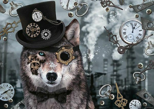 Steampunk Wolf Puzzle 2D 1000pcs 59647