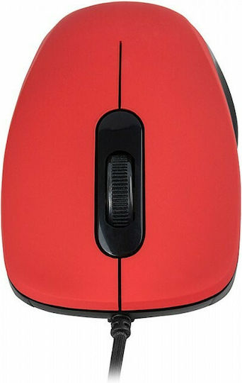Modecom MC-M10S Wired Mouse Red