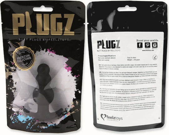 Feelztoys Plugz Plugz N. 1 Πρωκτική Σφήνα Black 9cm