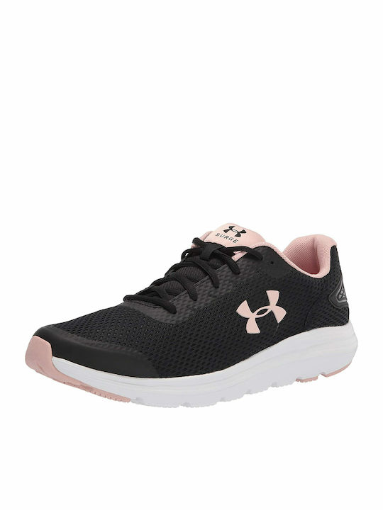 Surge 2 Women's Running Sport Shoes Black / White / Particle Pink