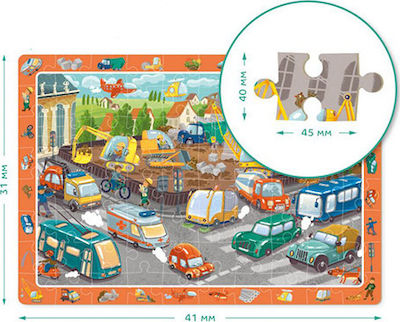 Kinderpuzzle Observation On Road für 5++ Jahre 80pcs Dodo