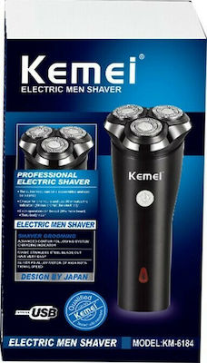 Kemei KM-6184 Rechargeable Face Electric Shaver