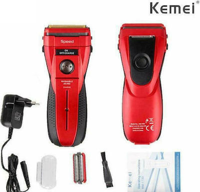 Kemei KM-1730 Red Black