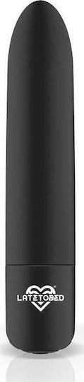 LateToBed Shoty Vibrator Bullet 10cm Black