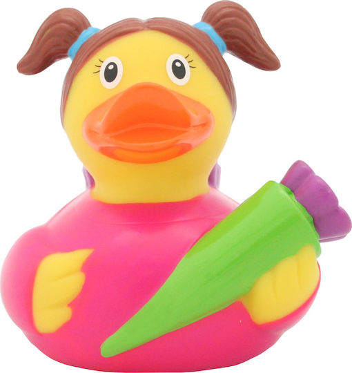 Lilalu School Girl Duck Rubber Duck