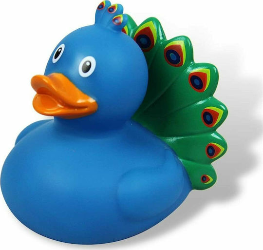 Lilalu Peacock Rubber Duck 8.5εκ.