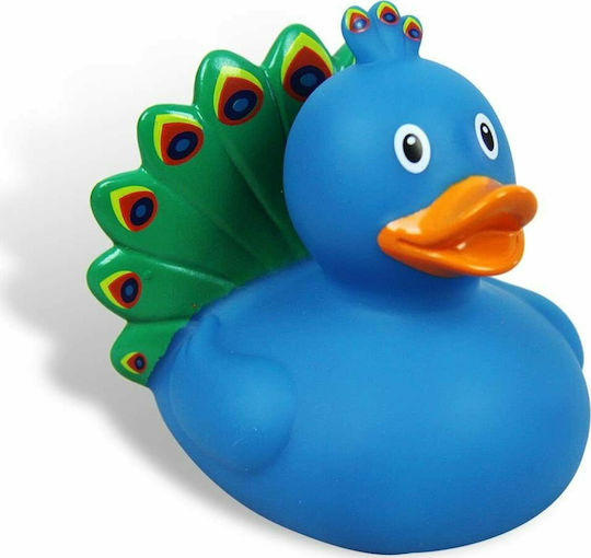 Lilalu Peacock Rubber Duck 8.5εκ.