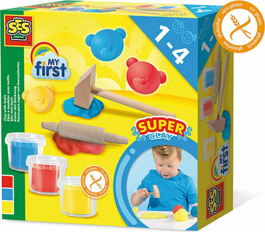 Ses Creative My First Super Clay Πολύχρωμος Πηλός 270gr