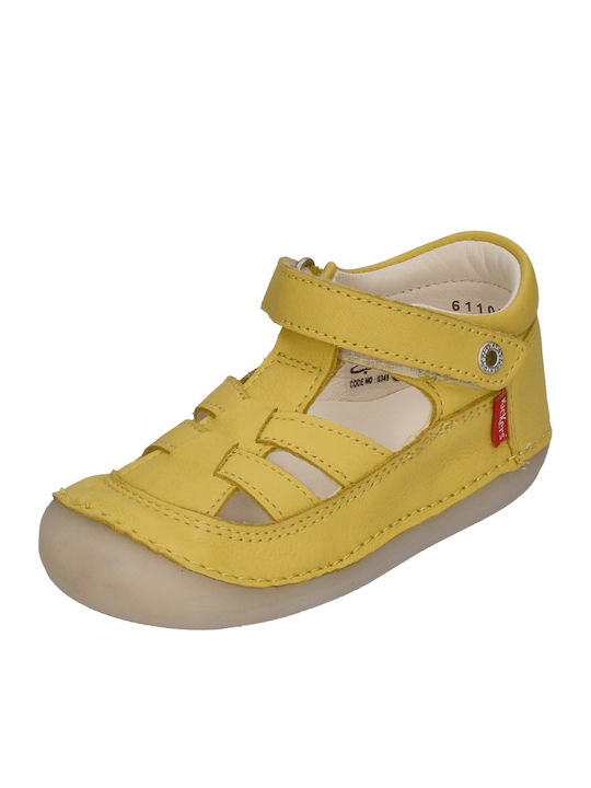 Kickers Shoe Sandals Sushy Anatomic Yellow