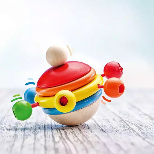 Selecta Spinning Top Baby Activity Toy Wooden for Newborns