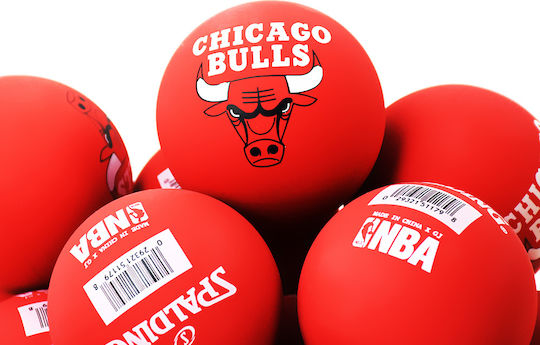 Spalding Chicago Bulls Mingea Nebună Copii Roșu