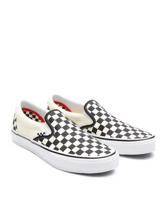 Vans Checkerboard Skate Slip-on White