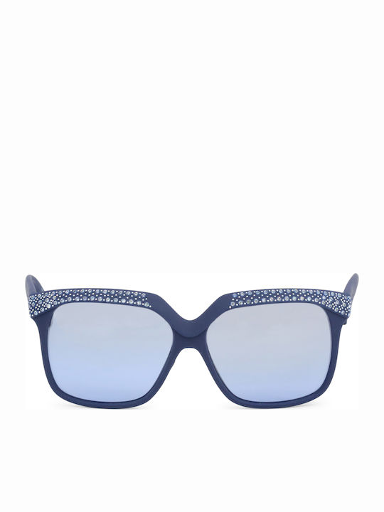 Italia Independent Women's Sunglasses with Blue Acetate Frame 0919CR.021.075