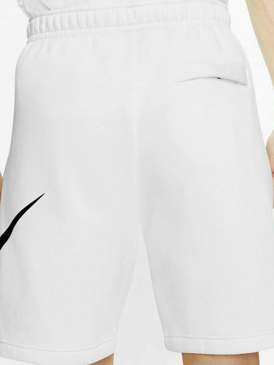 Nike Sportswear Club Αθλητική Ανδρική Βερμούδα Λευκή