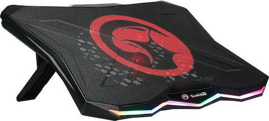 Marvo FN-40 Cooling Pad για Laptop έως 17" με 1 Ανεμιστήρα και Φωτισμό