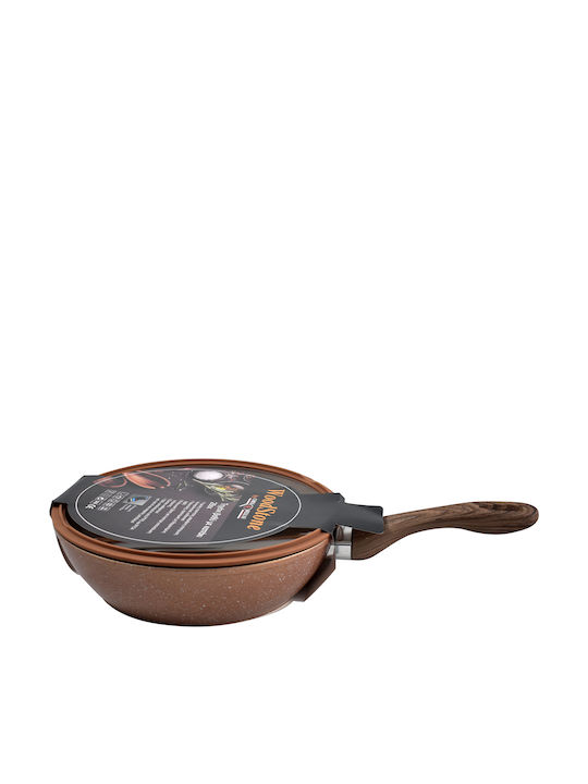 Chios Hellas Tigaie Cu capac din Aluminiu cu Strat de Piatră 28cm