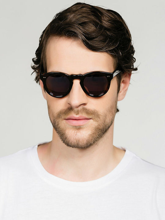 Cutler And Gross 0734 Unisex Ochelari de soare cu Maro Tortoise Cadru