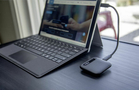 Crucial X6 USB 3.1 / USB-C Εξωτερικός SSD 500GB 2.5" Μαύρο